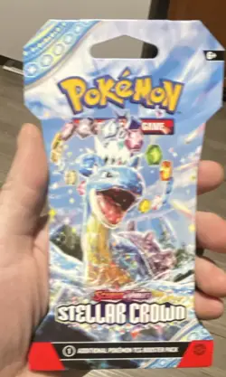10 Pokemon Scarlet & Violet Stellar Crown Booster Packs 10 Cards each 2024 Eng - Image 1