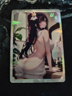 Cute Waifu Style Anime Card - Nice Collectable! RARE - Image 1