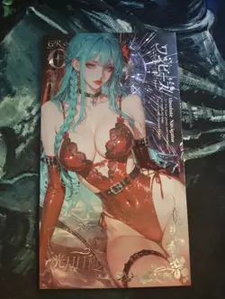 Cute One Piece Waifu Card Oversized! Hot Girl Rare Art Card - Image 1