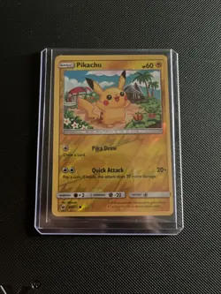 Pikachu Common Card SM Crimson Invasion 30/111 NM Regular Card - Image 1