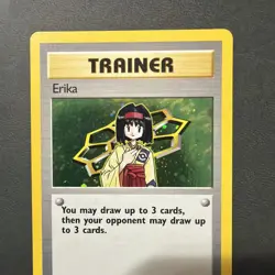 Pokemon Card - Erika Gym Heroes 16/132 Holo Unlimited Holo Rare - Image 2