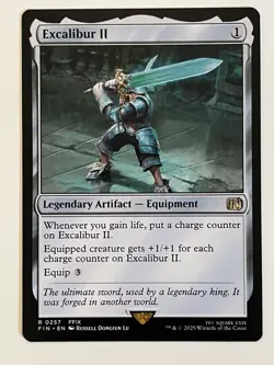 Excalibur II Final Fantasy Non-Foil Regular MTG - Image 1