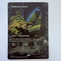 Magic The Gathering Mtg Undercity Sewers Borderless TMNT Mythic Near Mint - Image 1
