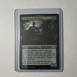 Magic: The Gathering Syr Konrad, the Grim Legendary Creature Black Eldraine 107… - Image 1