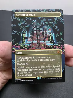 MTG Magic the Gathering Cavern of Souls (345/491) The Lost Caverns of Ixalan LP - Image 1