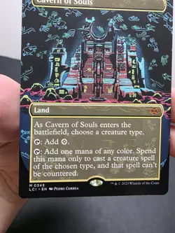 MTG Magic the Gathering Cavern of Souls (345/491) The Lost Caverns of Ixalan LP - Image 2