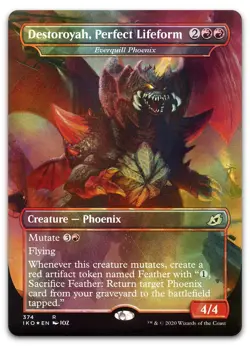 Destoroyah, Perfect Lifeform - Everquill Phoenix #374 (Foil) NM Ikoria Magic MTG - Image 1