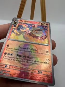 Pokemon Prismatic Evolutions - 013/131 Flareon - Master Ball Reverse Holo - NM/M - Image 3