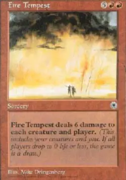 Fire Tempest - Medium Play MTG Portal - Image 1