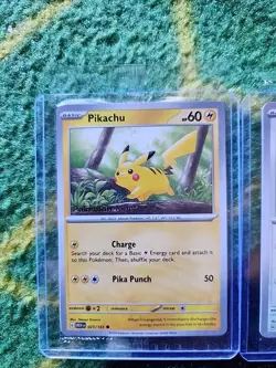 Eevee 133/165 + Pikachu 025/165 Pokemon Together 151 Stamped Promos SEALED - Image 2