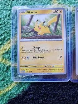 Eevee 133/165 + Pikachu 025/165 Pokemon Together 151 Stamped Promos SEALED - Image 4