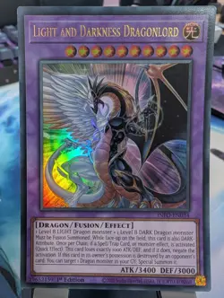 YuGiOh! Light and Darkness Dragonlord INFO-EN034 Ultra Rare 1st Ed - Image 1
