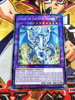 Albion the Sanctifire Dragon ra05-en037 (NEW) Starlight Rare Yu-Gi-Oh! - Image 1