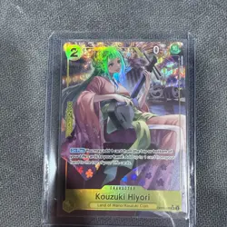 One Piece One Piece Kouzuki Hiyori Alt Art SR Wings of the Captain #OP06-106 NM - Image 1