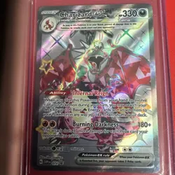 Pokemon Charizard EX Card Burning Darkness Infernal Reign 330 HP - Image 1