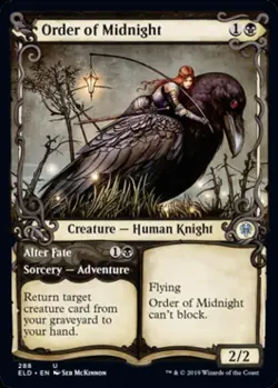 Order of Midnight (Showcase) -Foil Near Mint MTG Throne of Eldraine - Image 1