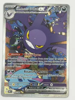 Team Rocket's Crobat Ex - Destined Rivals Special Illustration Rare - 234/182 - Image 1