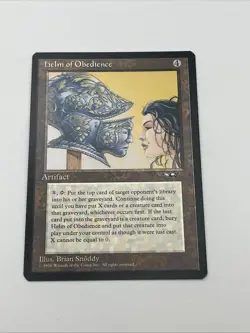 Helm of Obedience Alliances 1996 Near Mint Never Played Magic The Gathering Mtg - Image 5
