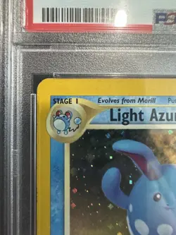 2002 Neo Destiny Light Azumarill Holo #13 PSA 6 Vintage Pokemon - Image 2