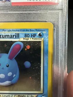 2002 Neo Destiny Light Azumarill Holo #13 PSA 6 Vintage Pokemon - Image 3