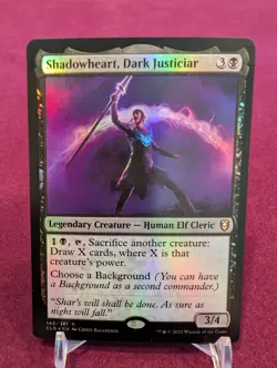 MTG Shadowheart, Dark Justiciar *FOIL* Battle for Baldur's Gate 146 NM - Image 1