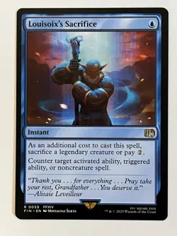 Louisoix's Sacrifice Final Fantasy Non-Foil Regular MTG - Image 1