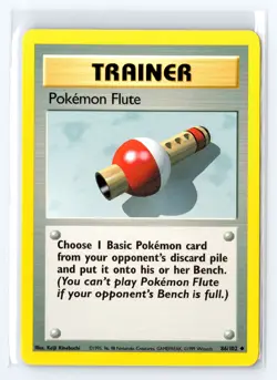 Pokemon Flute Base Set #086/102 Lightly played - Image 1
