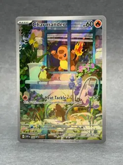 Pokemon - 044 Charmander Promo SVP Scarlet & Violet OBF Holo NM TCG - Image 1