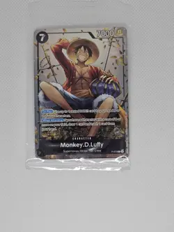 One Piece Monkey D. Luffy P-075 [Tin Exclusive Foil] TS-02 Promo - English NM - Image 1