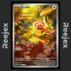 Stufful - 154/132 - Illustration Rare - Mega Evolution - Pokemon Card - NM/M - Image 1