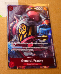 One Piece English Card Game Championship Holo Carte General Franky P-027 - Image 1
