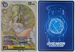 Venusmon BT10-042 SR (Alt) Premium Heroines Set Digimon Card Game EN - Image 1