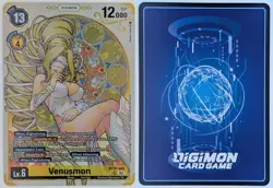 Venusmon BT10-042 SR (Alt) Premium Heroines Set Digimon Card Game EN - Image 1