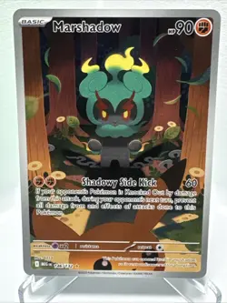 Pokemon TCG Marshadow Mega Evolution Illustration Rare Card 146/132 - Image 1