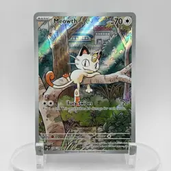 2025 Pokemon Phantasmal Flames TCG MEOWTH 106/094 Ultra Rare Full Art SIR ENGLIS - Image 1