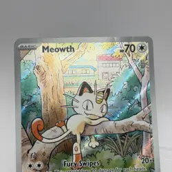 2025 Pokemon Phantasmal Flames TCG MEOWTH 106/094 Ultra Rare Full Art SIR ENGLIS - Image 2
