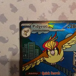 Pokemon TCG Obsidian Flames Pidgeot ex 225/197 SIR NM (SKU 1-5) - Image 5