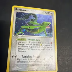 Pokemon TCG Rayquaza EX Deoxys 22/107 Holo Rare Heavy Play - Image 4