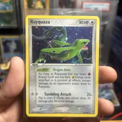 2005 Pokemon Rayquaza EX Deoxys 22/107 Holo HP - Image 1