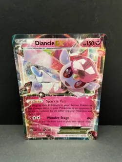 Diancie EX Ultra Rare XY - Fates Collide 72/124 NM Pokemon TCG - Image 1