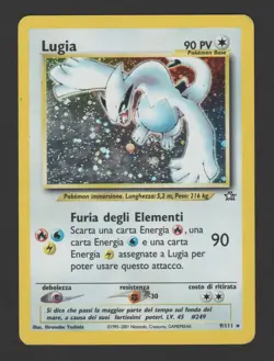 Lugia Holo Neo Genesis 9/111 ITA – Carta Pokemon Rara Olografica - Image 1