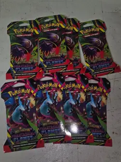 8 Pokemon Mega Evolution Phantasmal Flames Booster Packs (factory sealed) - Image 1