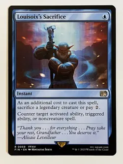 Louisoix's Sacrifice Final Fantasy Non-Foil Regular MTG - Image 1