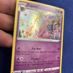 Espeon SWSH174 Sword & Shield Pokemon Blister Promo Card Holo NM - Image 2