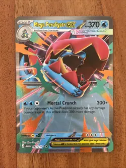 Pokemon TCG Feraligatr Ex 043/217 Ascended Heroes Double Rare NM Card - Image 1