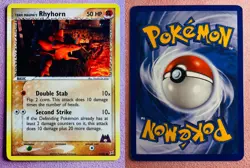 Team Magma's Rhyhorn 67/95 | Team Magma vs Team Aqua | Pokemon TCG Card | LP - Image 3