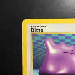 Pokemon Vintage Ditto Card Non Holo Rare 18/62 Fossil 1999 WOTC - Image 2