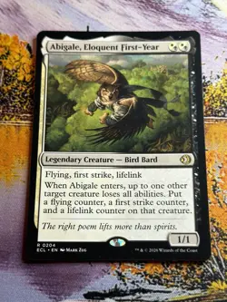 Abigale, Eloquent First-Year 204 Lorwyn Eclipsed Normal NM - Image 4