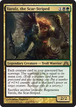 MTG - Varolz, the Scar-Striped - Foil Dragon's Maze - Image 1