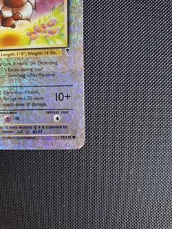 2002 Pokemon Card Eevee 74/110 Legendary Collection Reverse Holo - Image 3